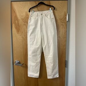 White H&M jeans
